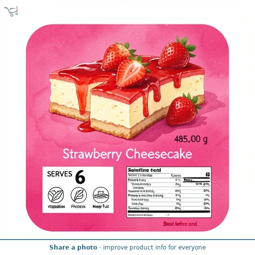 Morrisons Strawberry Cheesecake 485g