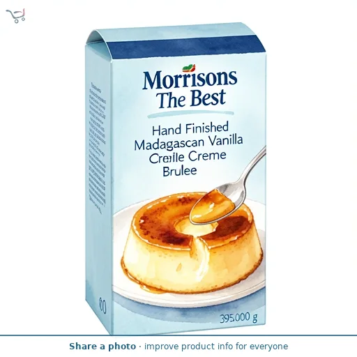 Morrisons The Best Hand Finished Madagascan Vanilla Creme Brulee 395g