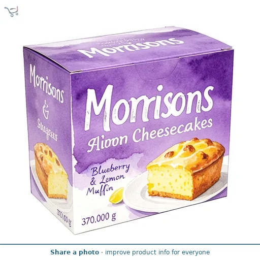 Morrisons Blueberry & Lemon Muffin Cheesecakes 