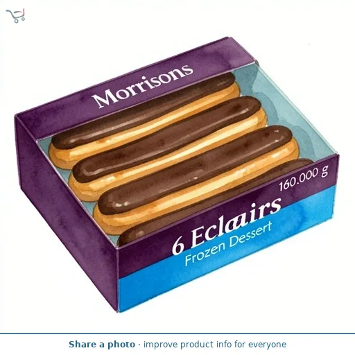 Morrisons 6 Eclairs Frozen Dessert