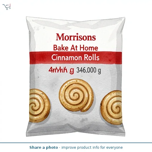 Morrisons Bake At Home Cinnamon Rolls 4pk