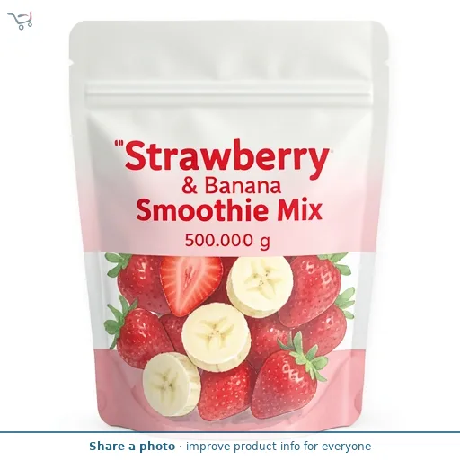 Morrisons Strawberry & Banana Smoothie Mix 500g