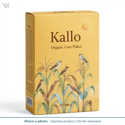 Kallo Organic Corn Flakes 375g