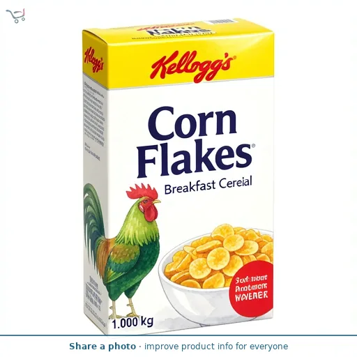 Kellogg's Corn Flakes Breakfast Cereal 1kg