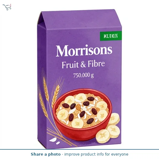 Morrisons Fruit & Fibre 750g