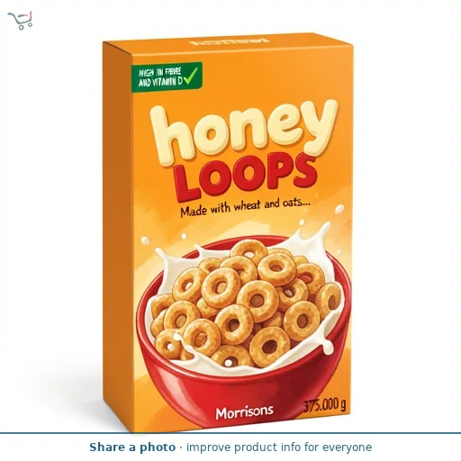 Morrisons Honey Loops 375g