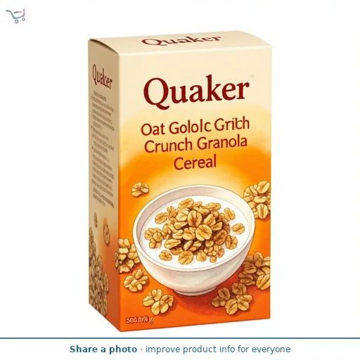 Quaker Oat Golden Crunch Granola Cereal 
