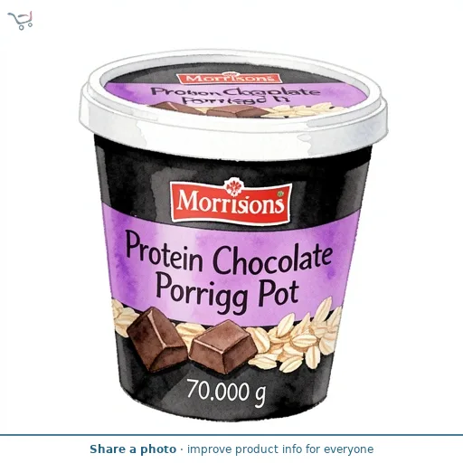 Morrisons Protein Chocolate Porridge Pot   70g