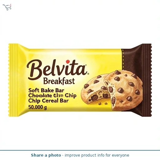 Belvita Soft Bake Bar Chocolate Chip Cereal Bar 50g