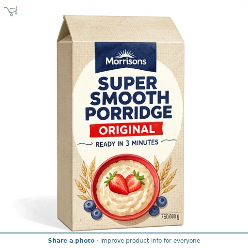 Morrisons Super Smooth Porridge Original Oats