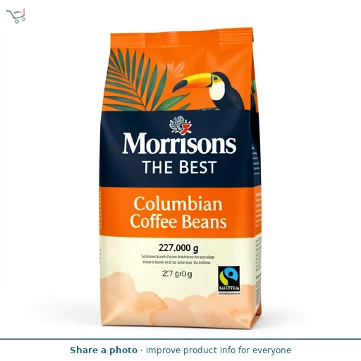 Morrisons The Best Columbian Coffee Beans 227g