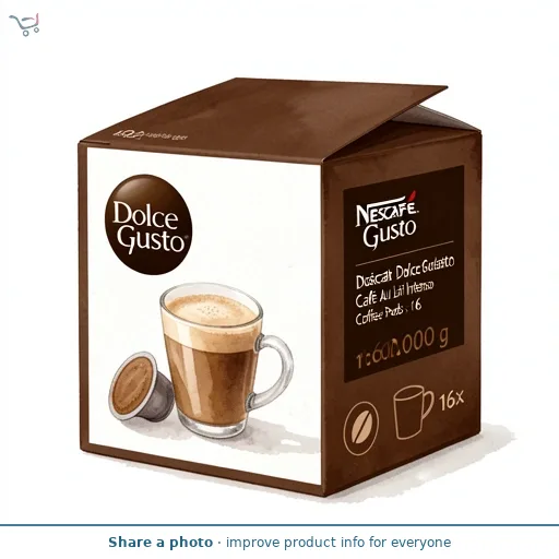Nescafe Dolce Gusto Cafe Au Lait Intenso Coffee Pods x 16
