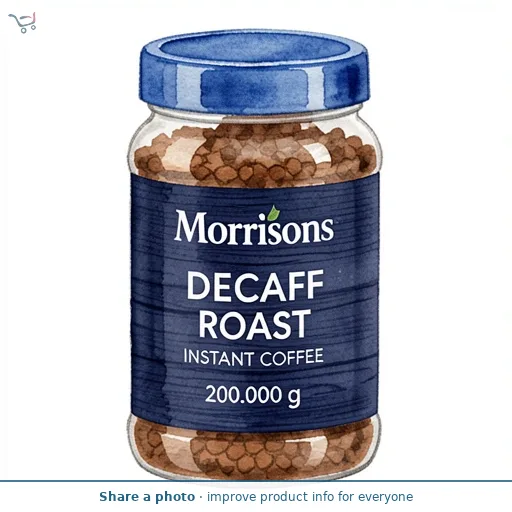 Morrisons Decaff Full Roast Instant Coffee