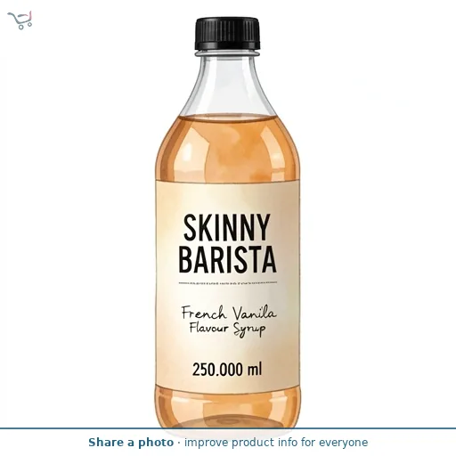 Skinny Barista French Vanilla Flavour Syrup 250ml