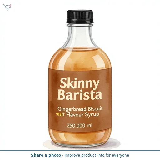 Skinny Barista Gingerbread Biscuit Flavour Syrup 250ml