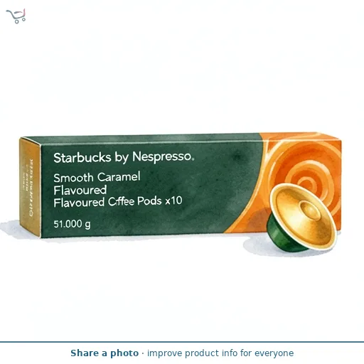 Starbucks by Nespresso Smooth Caramel Flavoured Coffee Pods x10
