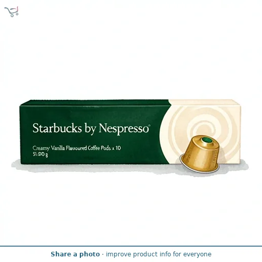 Starbucks by Nespresso Creamy Vanilla Flavoured Coffee Pods x 10