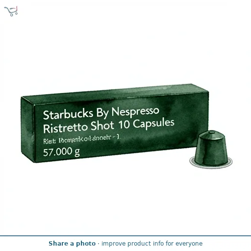 Starbucks By Nespresso Ristretto Shot 10 Capsules