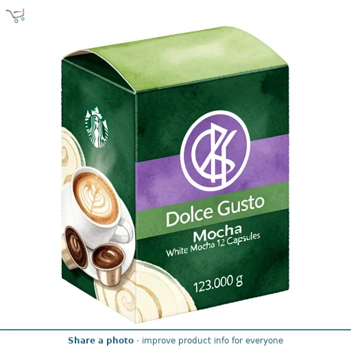 Starbucks Dolce Gusto Mocha White Mocha 12 Capsules