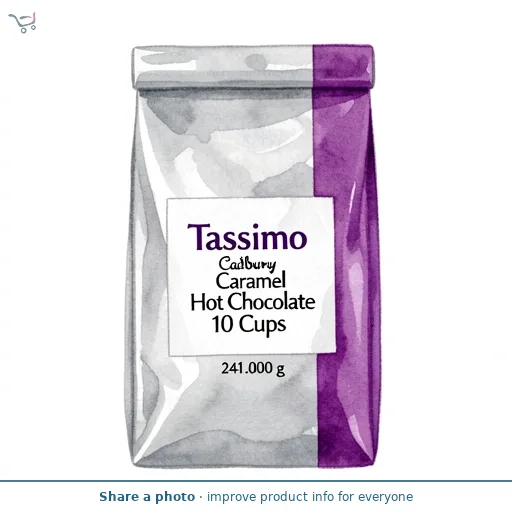 Tassimo Cadbury Caramel Hot Chocolate 10 Cups