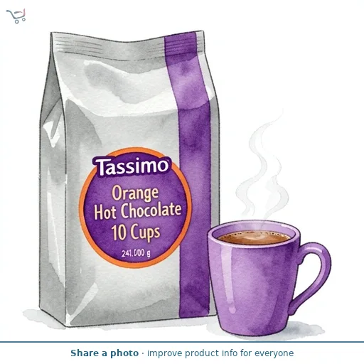 Tassimo Cadbury Orange Hot Chocolate 10 Cups
