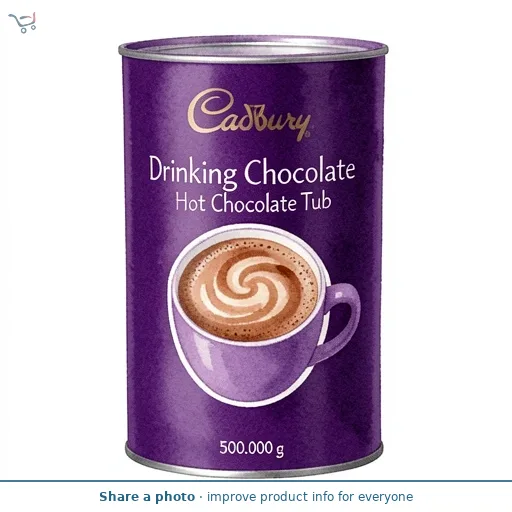 Cadbury Drinking Chocolate Hot Chocolate Tub
