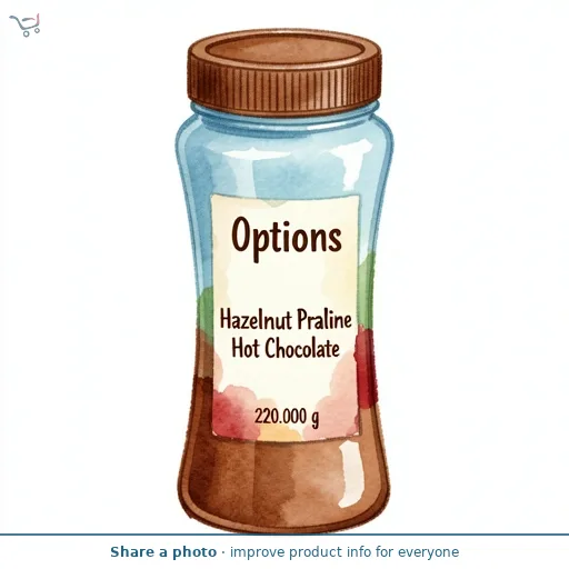 Options Hazelnut Praline Hot Chocolate