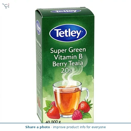 Tetley Super Green Vitamin B Berry Tea 20s 