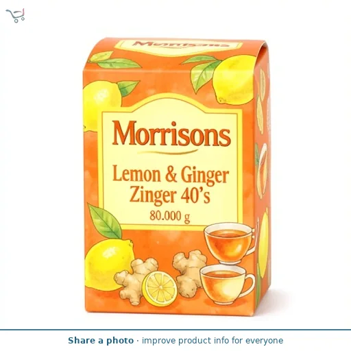 Morrisons Lemon & Ginger Zinger 40's