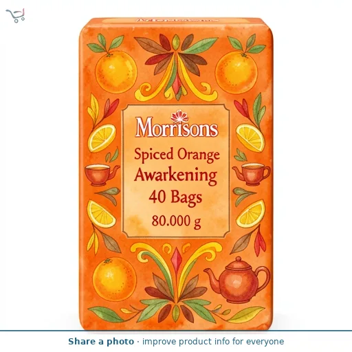 Morrisons Spiced Orange Awakening 40 Bags 80g