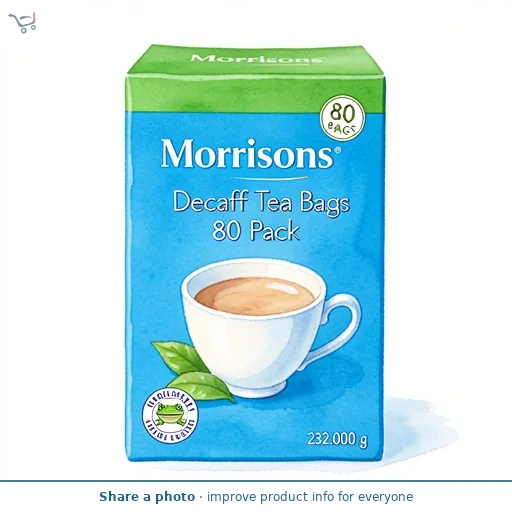 Morrisons Decaff Tea Bags 80 Pack