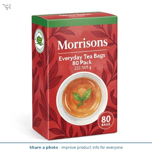 Morrisons Everyday Tea Bags 80 Pack