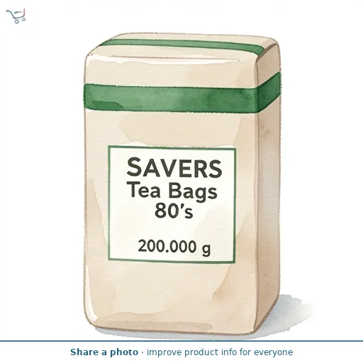 Morrisons Savers Tea Bags 80's