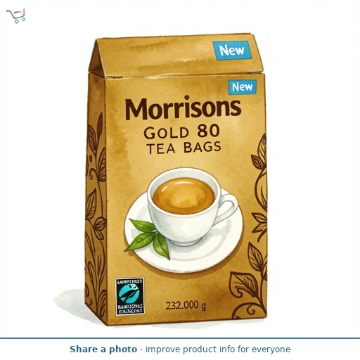 Morrisons Gold 80 Tea Bags 