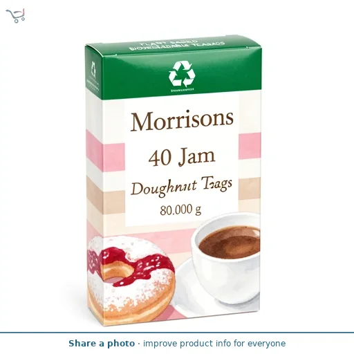 Morrisons 40 Jam Doughnut Tea Bags 