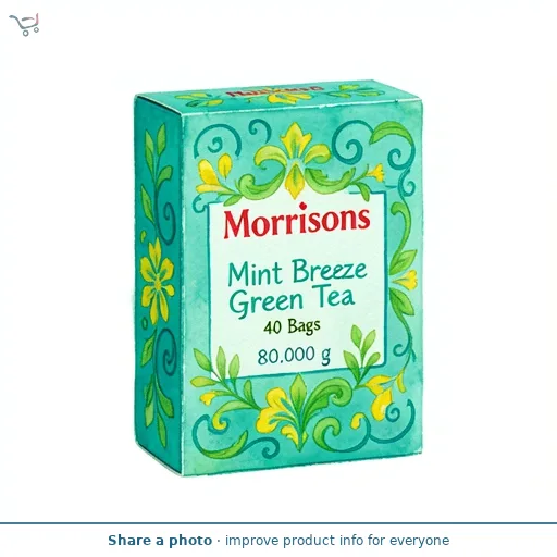 Morrisons Mint Breeze Green Tea 40 Bags 80g
