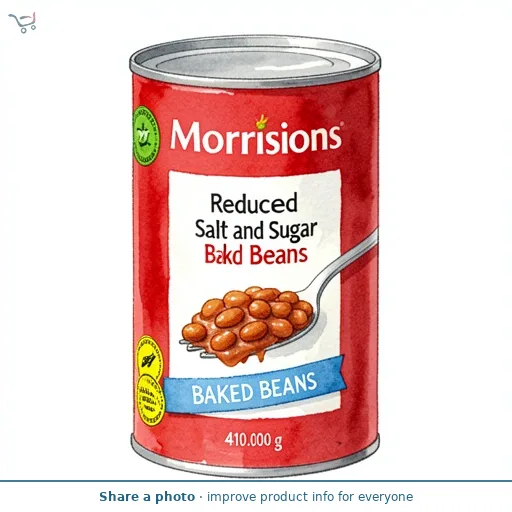 Morrisons Reduced Salt And Sugar Baked Beans 410g