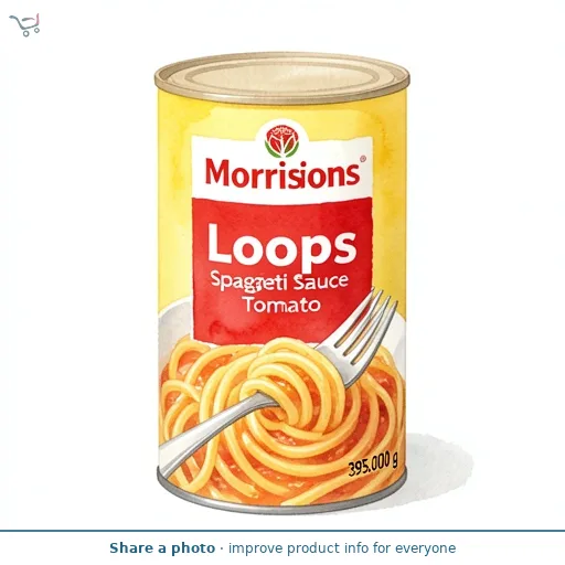 Morrisons Spaghetti Loops in Tomato Sauce