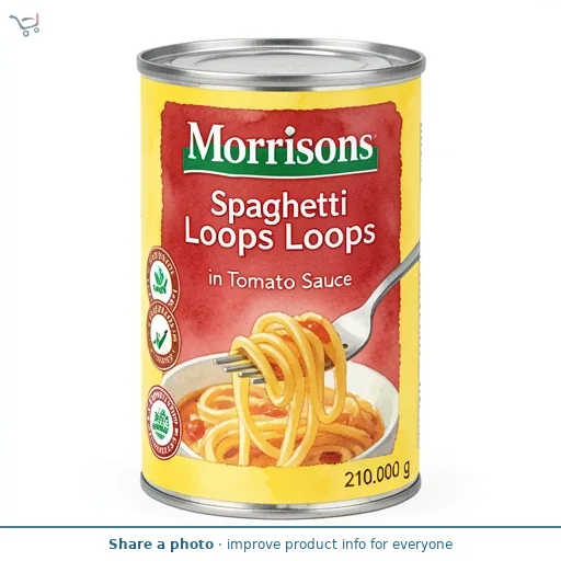 Morrisons Spaghetti Loops in Tomato Sauce