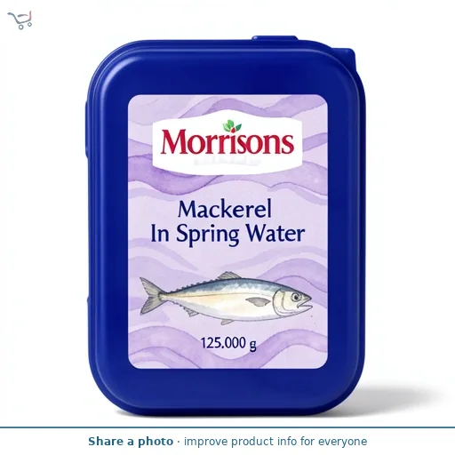 Morrisons Mackerel In Spring Water 