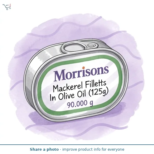 Morrisons Mackerel Fillets In Olive Oil  (125g)