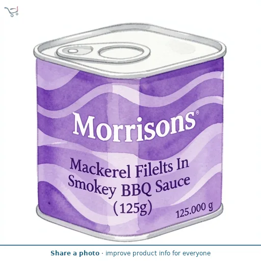 Morrisons Mackerel Fillets In Smokey BBQ Sauce (125g)