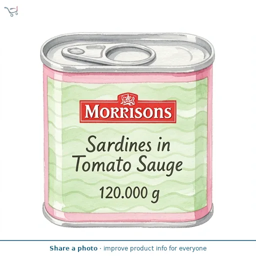 Morrisons Sardines In Tomato Sauce 120g