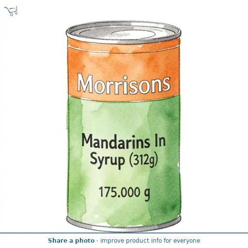 Morrisons Mandarins In Syrup (312g)