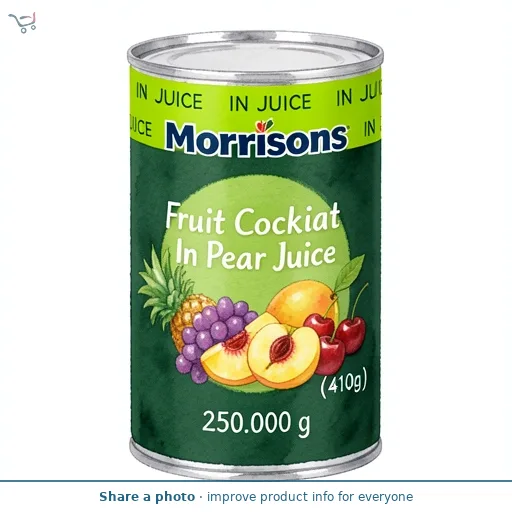Morrisons Fruit Cocktail In Pear Juice (410g)