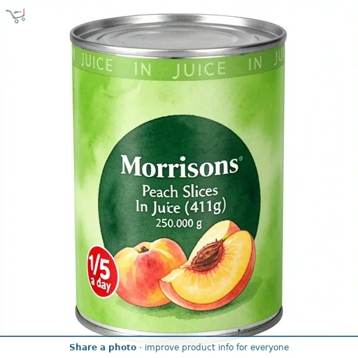Morrisons Peach Slices In Juice (411g)