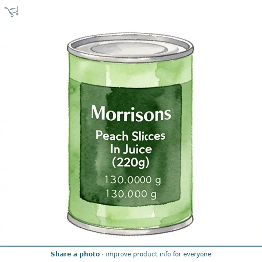 Morrisons Peach Slices In Juice (220g)