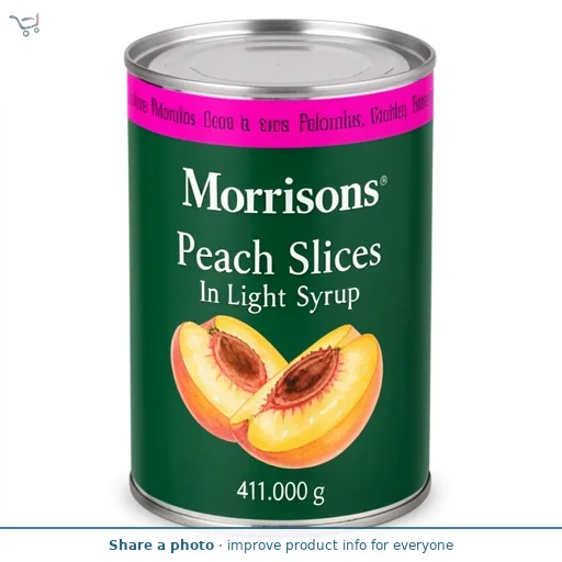 Morrisons Peach Slices In Light Syrup