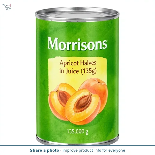 Morrisons Apricot Halves in Juice (135g)