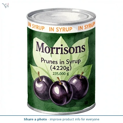 Morrisons Prunes in Syrup   (420g)